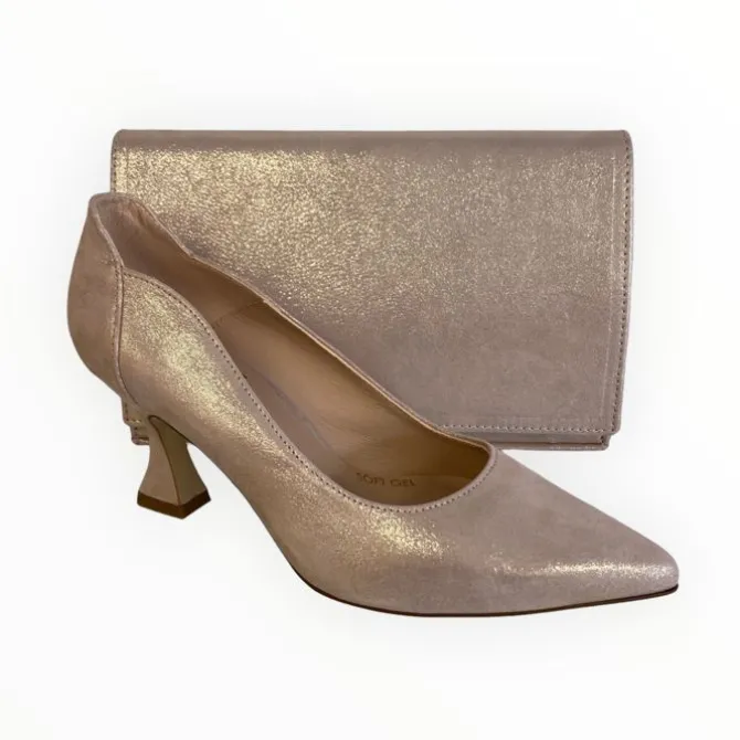 Marian Suede Glitter Rosa